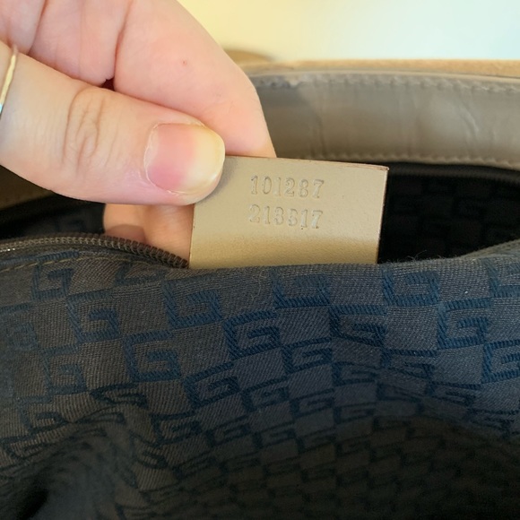Gucci vintage Beige Suede/Leather bag - Picture 11 of 16